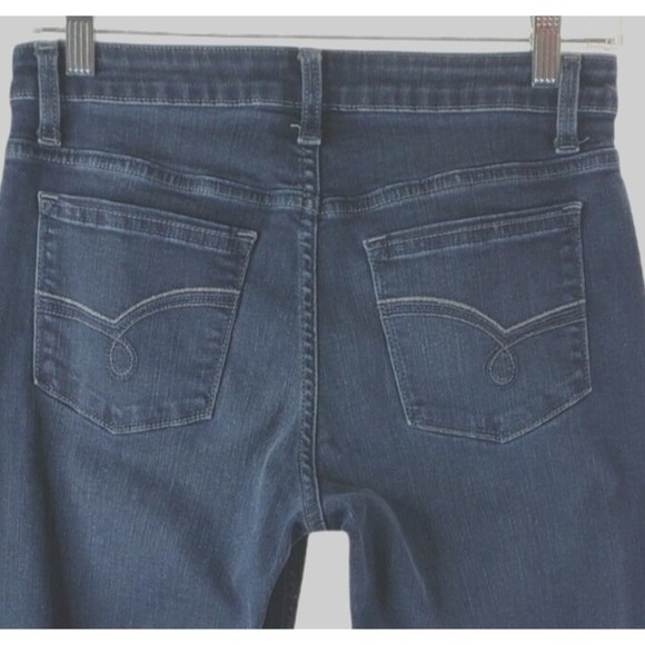 Riders by Lee Womens Jeans Size 6 Medium Midrise Straight Leg Dark Blue 30x27 - Picture 4 of 6